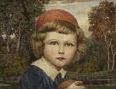 RIEMERSCHMID Richard 1868-1957,Bildnis eines Mädchens mit roter Mütze,Neumeister DE 2008-04-16