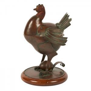 RIEMERSCHMID Richard 1868-1957,Hen figural egg coddler,Treadway US 2017-04-27