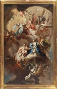 RIEPP Balthasar Riep 1703-1764,Aufnahme Mariens in den Himmel,1753-1754,Palais Dorotheum 2021-03-31