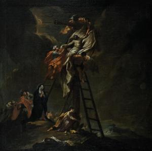 RIEPP Balthasar Riep 1703-1764,Kreuzabnahme,1756,Scheublein Art & Auktionen DE 2021-03-19