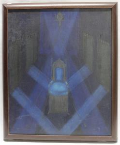 RIERA Amelia 1935,Composición en azul,Bonanova ES 2016-07-14