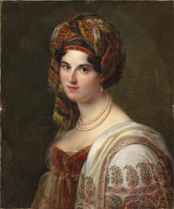 RIESENER Henri François 1767-1828,Femme au turban,Christie's GB 2022-11-28