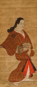 RIFU tosendo,A figure of a Bijin in a kimono,Rosebery's GB 2017-07-22