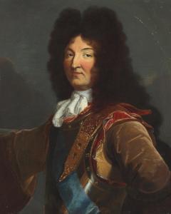 RIGAUD Hyacinthe 1659-1743,Portrait of Louis XIV (1638–1715),1700,Bruun Rasmussen DK 2019-02-26