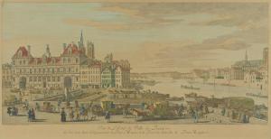 RIGAUD Jacques 1681-1754,Vue de L'hôtel de Ville de Paris; Vue particulière,Rosebery's GB 2023-07-19