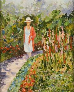 RIGAUX Albert 1950,La promenade dans le jardin,Horta BE 2012-12-10