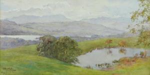 RIGBY Cuthbert 1850-1935,Extensive landscape view,Burstow and Hewett GB 2014-04-30