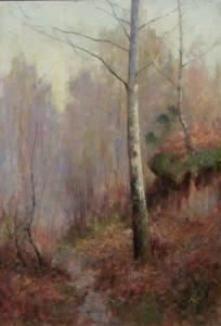 RIGG Arthur H 1800-1900,Autumnal Woodland Path,David Duggleby Limited GB 2016-12-02
