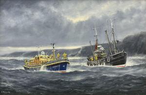 RIGG Jack,'Longhope' Lifeboat TGB Assisting a Trawler,2004,David Duggleby Limited 2024-03-15