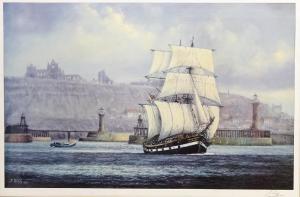 RIGG Jack 1927-2023,Sailing Barque Marques Leaving Whitby Harbour,David Duggleby Limited 2019-07-27