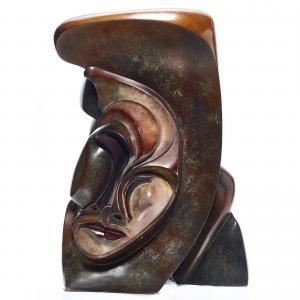RIGGS DONALD 1948,Abstract Face,1998,Clars Auction Gallery US 2022-03-25