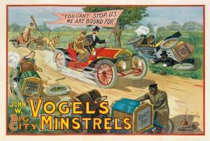 RIGGS O,JOHN W. VOGEL'S BIG CITY MINSTRELS,1910,Swann Galleries US 2016-08-03