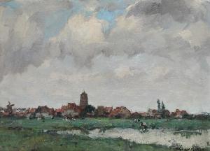 RIKET Leon 1876-1938,Rupelmonde view,Bernaerts BE 2017-10-09