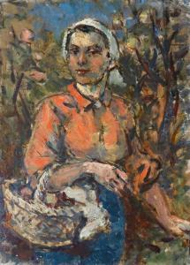 Rikmanis Janis 1901-1968,At autumn garden,Antonija LV 2024-02-04