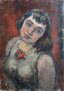 Rikmanis Janis 1901-1968,Gypsy girl,Antonija LV 2024-02-04