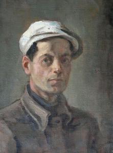 Rikmanis Janis 1901-1968,Self-portrait,Antonija LV 2024-02-04