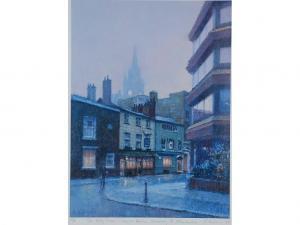 RILEY Harold Francis 1934-2023,'The City Arms and Cooper House,1983,Capes Dunn GB 2010-06-15