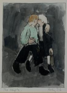 RILEY Harold Francis 1934-2023,The Couple,1976,Capes Dunn GB 2016-07-12