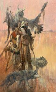 RILEY Kenneth 1919-2015,Spirit of the Wolves,1980,Scottsdale Art Auction US 2024-04-12