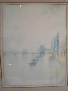 RILEY Nicholas 1900-1944,theThames at Westminster,Hampstead GB 2011-03-31
