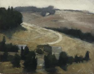 RILEY Paul 1944,Landscape,Montefiore IL 2021-04-20
