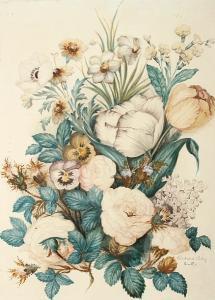RILEY Richard 1800-1900,A still life of a posy of flowers,Bonhams GB 2008-06-12