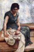 RILEY Thomas 1878-1892,Mother and child,Gorringes GB 2013-05-15