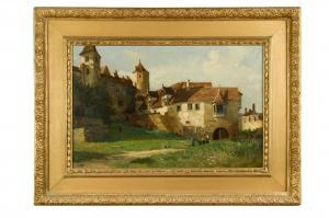RIMINGTON Alexander Wallace 1854-1918,An old German stronghold,Cheffins GB 2020-12-09