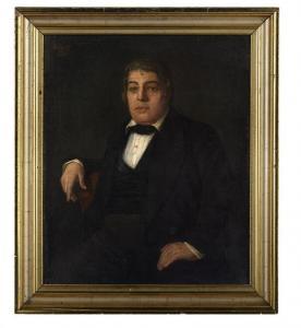 RINCK Adolph D 1810-1873,Portrait of Mr. Mc Intosh,1842,New Orleans Auction US 2017-05-21