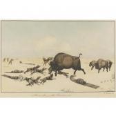 RINDISBACHER Peter 1806-1834,HUNTING THE BISON,1825,Sotheby's GB 2009-06-19