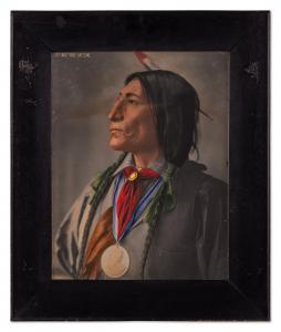 RINEHART Frank A 1861-1928,Chief Wolf Robe, Cheyenne,1898,Sotheby's GB 2024-01-19