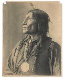 RINEHART Frank A 1861-1928,Chief Wolf Robe, Cheyenne.,Swann Galleries US 2014-11-25