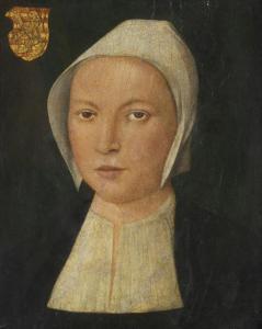 RING Hermann Tom 1521-1597,Bildnis einer Dame in dunklem Gewand mit weißem Kr,Nagel DE 2019-10-16