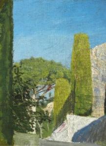 RING L.A,View from the Boboli Garden at Palazzo Pitti in Fl,1903,Bruun Rasmussen 2017-02-28