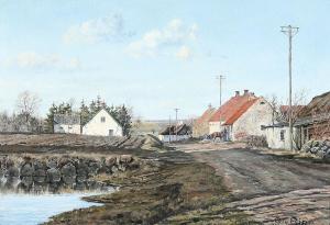 RING Ole 1902-1972,From Trælløse an early spring day,1955,Bruun Rasmussen DK 2024-01-15