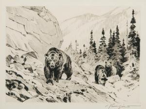 RINGIUS Carl 1879-1950,Out of the Canyon,Scottsdale Art Auction US 2017-04-08