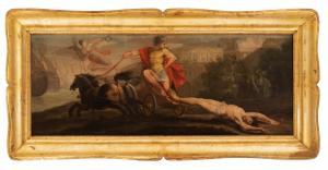 Riolo Vincenzo 1772-1837,Achille trascina il corpo di Ettore (la morte di E,Trionfante IT 2023-11-24