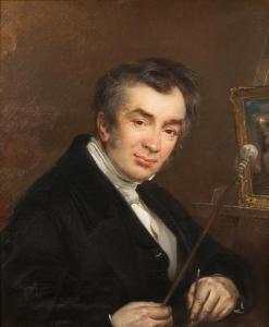 RIOULT Louis Edouard 1790-1855,Autoportrait de l'artiste,Daguerre FR 2022-11-29