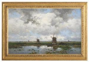 RIP Willem Cornelis 1856-1922,Molens by Elshout [Hague],New Orleans Auction US 2021-07-24