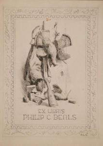 RIPLEY Aiden Lassell 1896-1969,Ex Libris Philip C. Beals,Copley US 2011-01-15