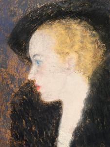 RIPPL RONAI Josef 1861-1927,Blonde Woman with a Veil,Kieselbach HU 2017-05-26
