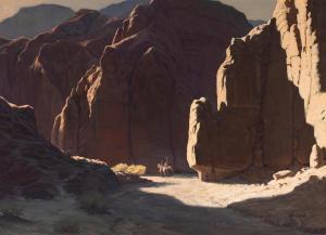 RISHELL Robert 1917-1976,Canyon Scene,Bonhams GB 2023-11-07