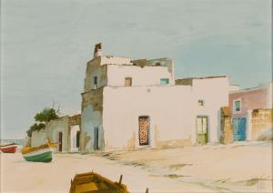 RISO Aldo 1928-2008,Porto di Puglia,Gliubich Casa d'Aste IT 2024-01-08