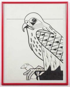 RISSA 1938,Vogel mit einer Maus,2007,Von Zengen DE 2017-12-01
