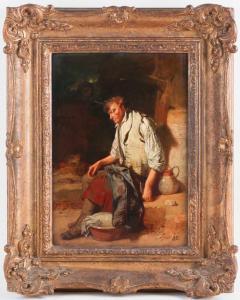 RITCHIE John 1828-1905,The Sleeping Livery Man,Dawson's Auctioneers GB 2022-02-17