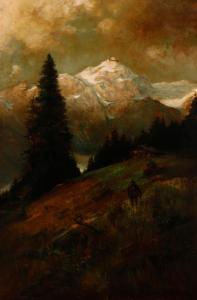 RITSCHEL William Frederick 1864-1949,Bavarian hunter,John Moran Auctioneers US 2023-11-14