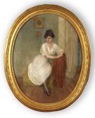 RITTER CHARLOTTE 1873,PORTRAIT OF GENEVIEVE TREMBLY,1922,Lawrences GB 2011-07-08