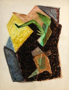 RITTER Chris 1906-1976,ABSTRACT #6,1962,Ro Gallery US 2023-05-18