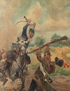 RITTER VON KOSSAK WOICIECH 1856-1942,The skirmish,Bonhams GB 2023-03-08