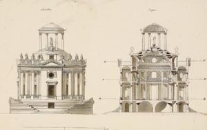 Ritter Von Moreau Karl 1758-1841,Bozzetto per un padiglione da giardino con portic,Palais Dorotheum 2007-10-17